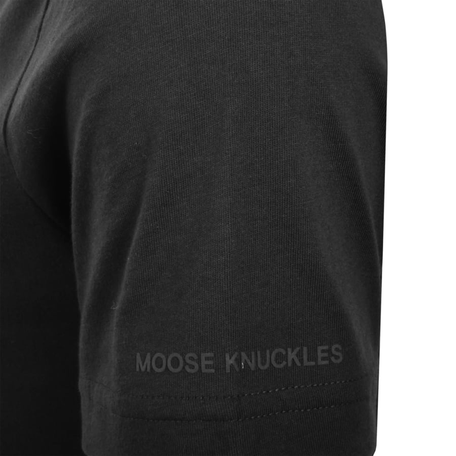 Moose Knuckles Off Island T Shirt Black | Mainline Menswear